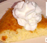 Healthier Version of the Infamous BoneFish Grill Jamaican Coconut Pie with Rum Sauce