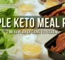 Simple Keto Meal Plan For The Week – Burn Fat and Lose Weight