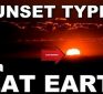 From God’s Plane:  How the sun sets on a FLAT EARTH