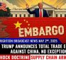 Trump announces total TRADE EMBARGO against China, NO exceptions… supply chain Armageddon!